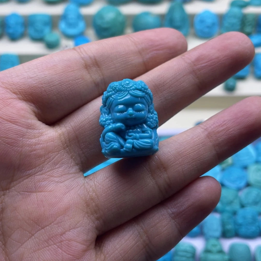 绿松石未镶嵌珠宝奇石