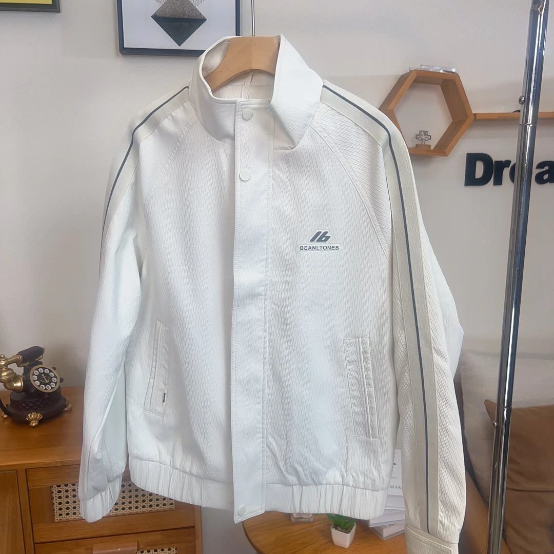 2025春秋男士潮流时尚休闲长袖立领夹克