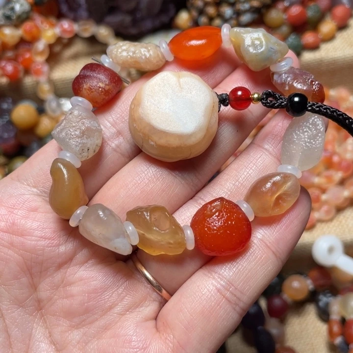 玛瑙/玉髓合金手链