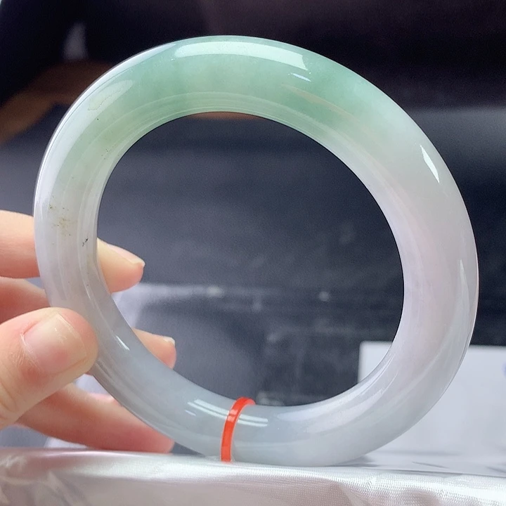 翡翠未镶嵌手镯59胖