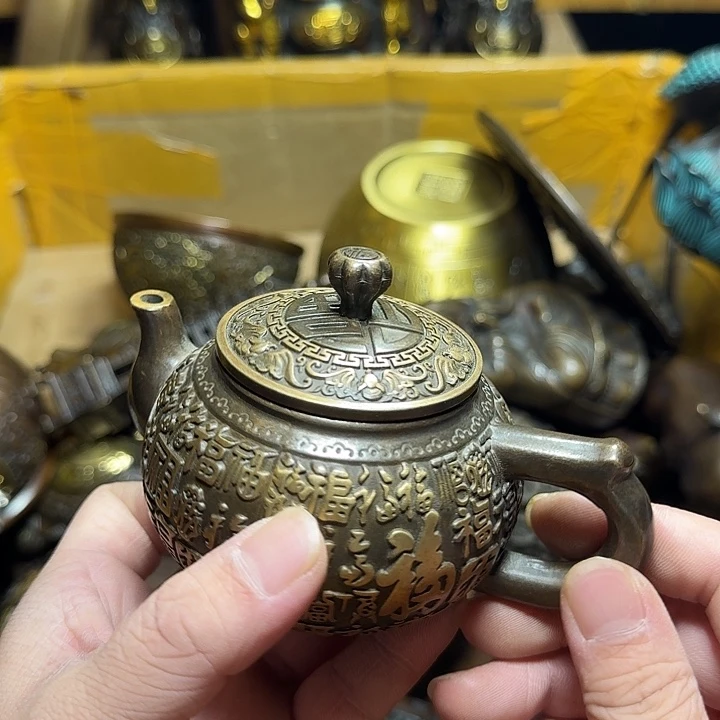 铜器摆件收收藏藏