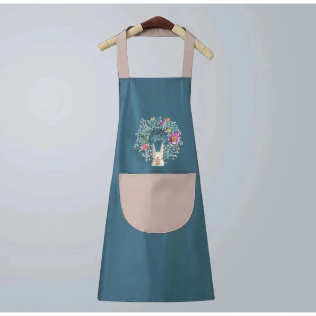 1个爆款围裙擦手防污家居做饭家务薄款无袖可防水成人防油新款sh