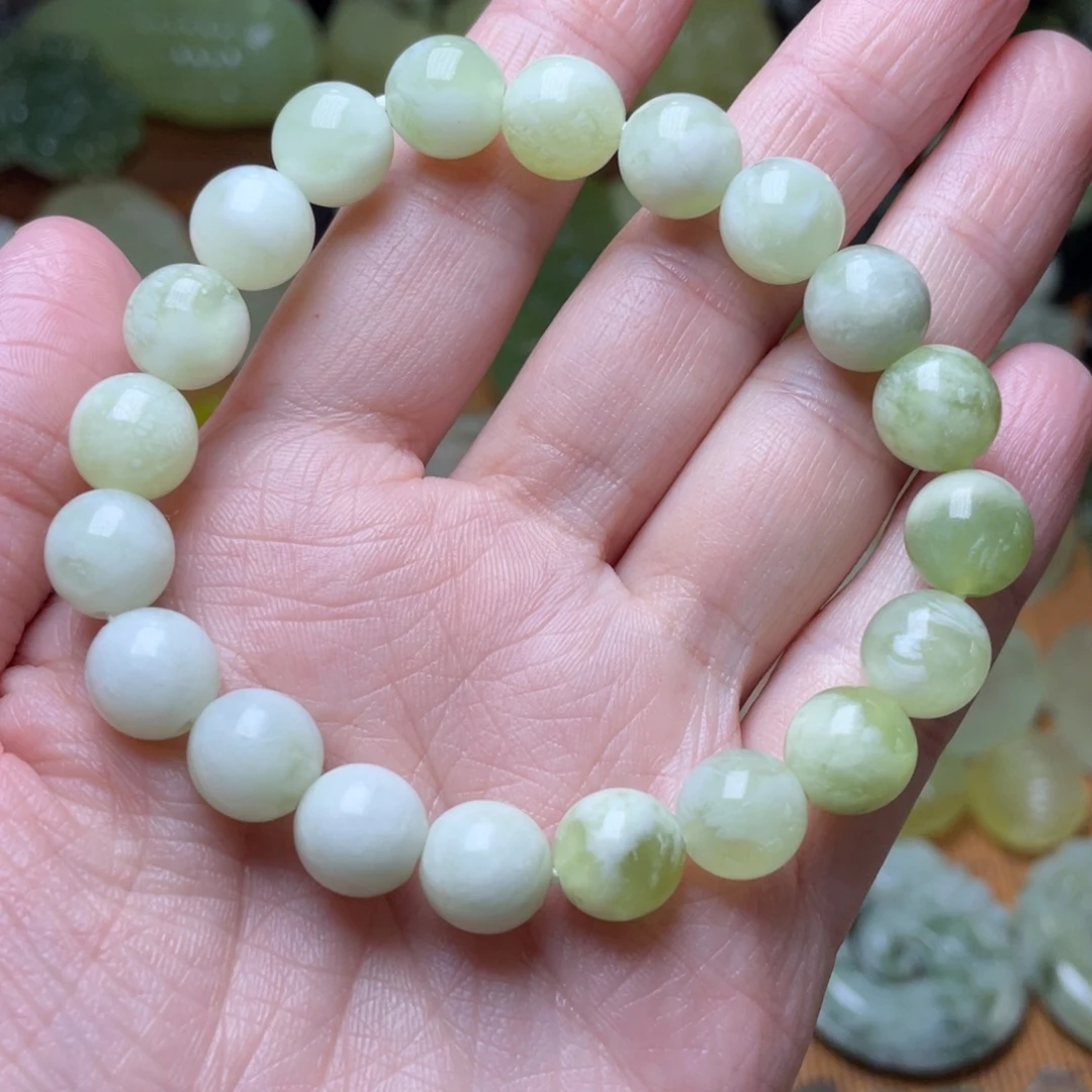 岫玉未镶嵌岫玉手串