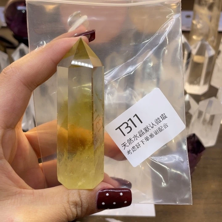 水晶天然水晶柱子未镶嵌