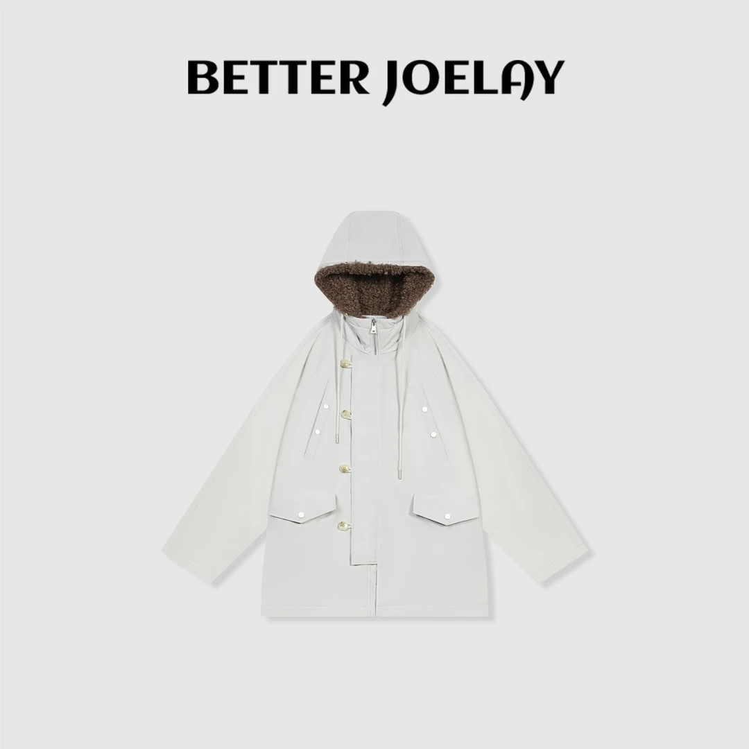 BETTER JOELAY-【闲故月】时尚棉服保暖百搭休闲通勤风Z4996