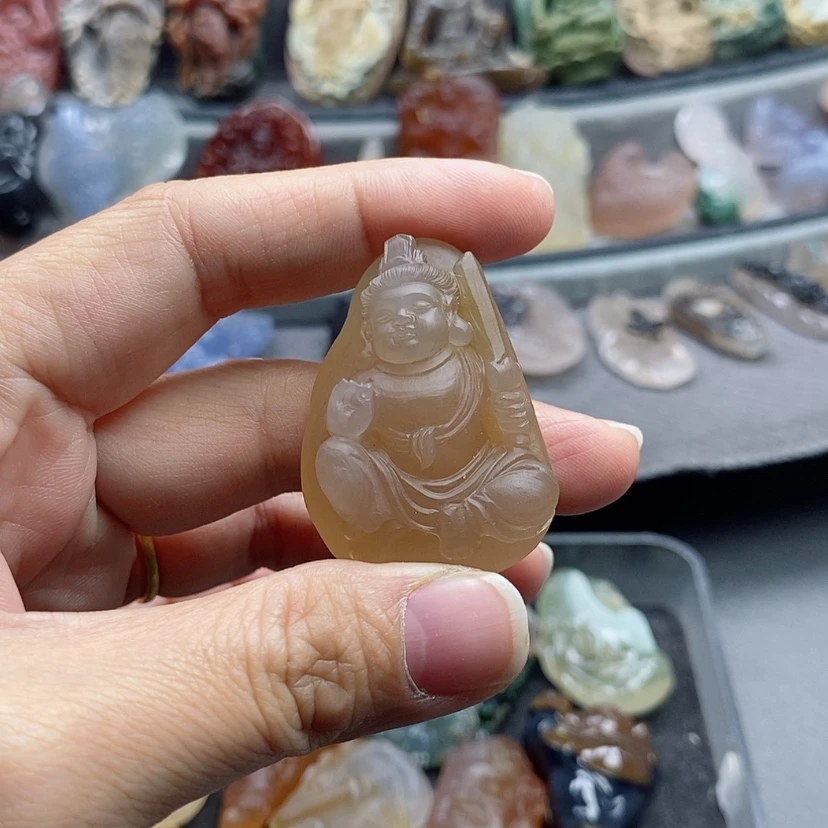 【闪购商品】未镶嵌吊坠定制玛瑙