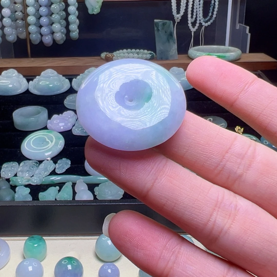 翡翠未镶嵌颈饰翡翠平安扣