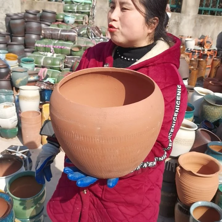 红陶口25高26瑕疵