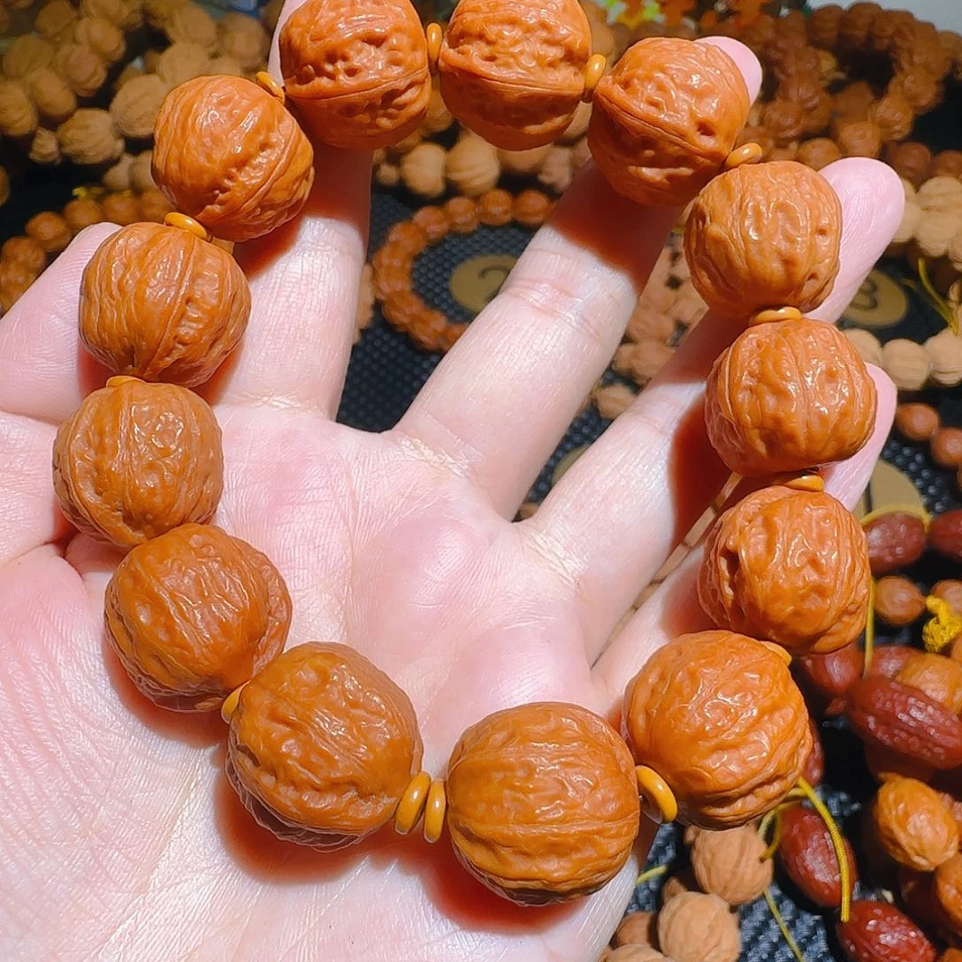 文玩核桃吊坠磨盘八棱