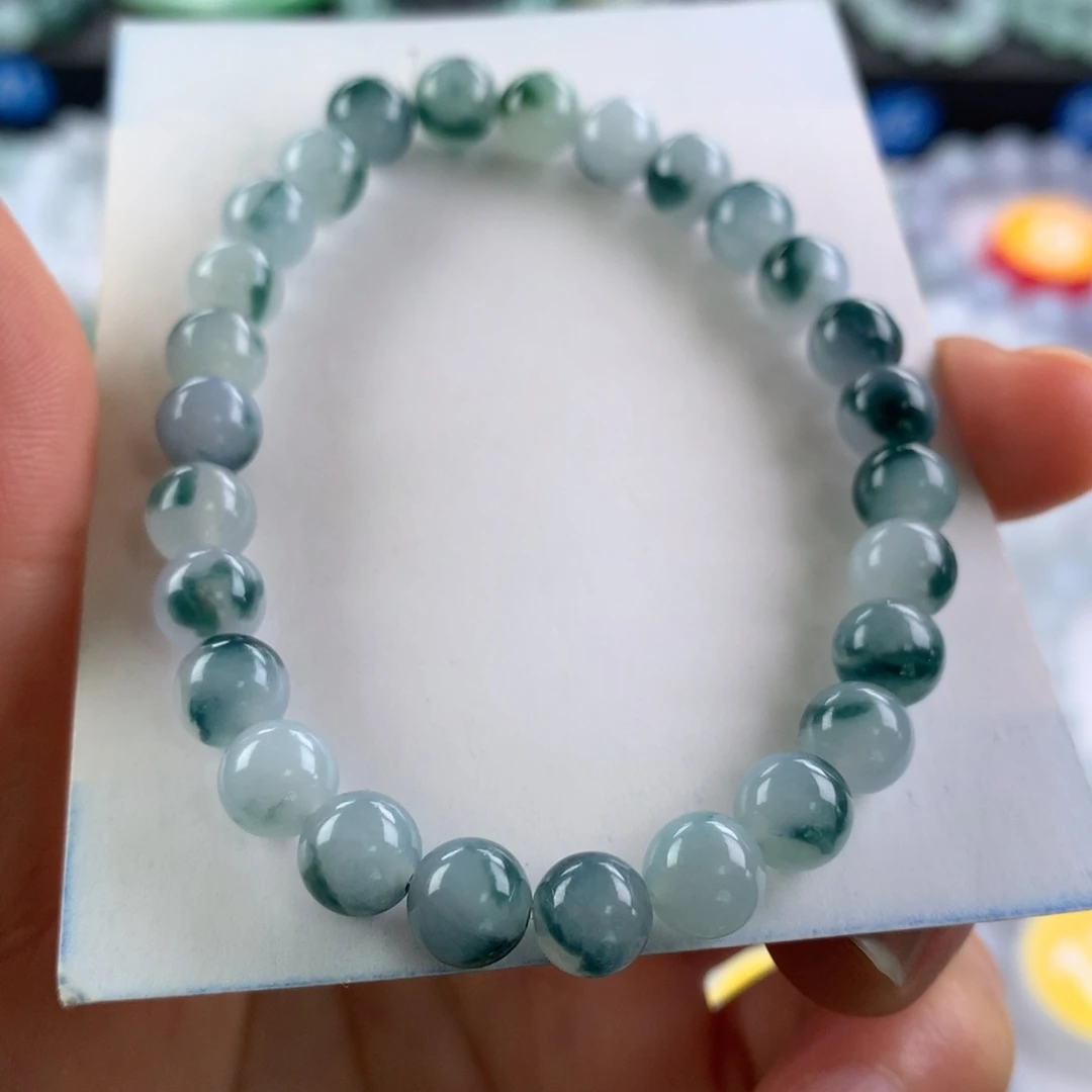 翡翠未镶嵌手链卡7