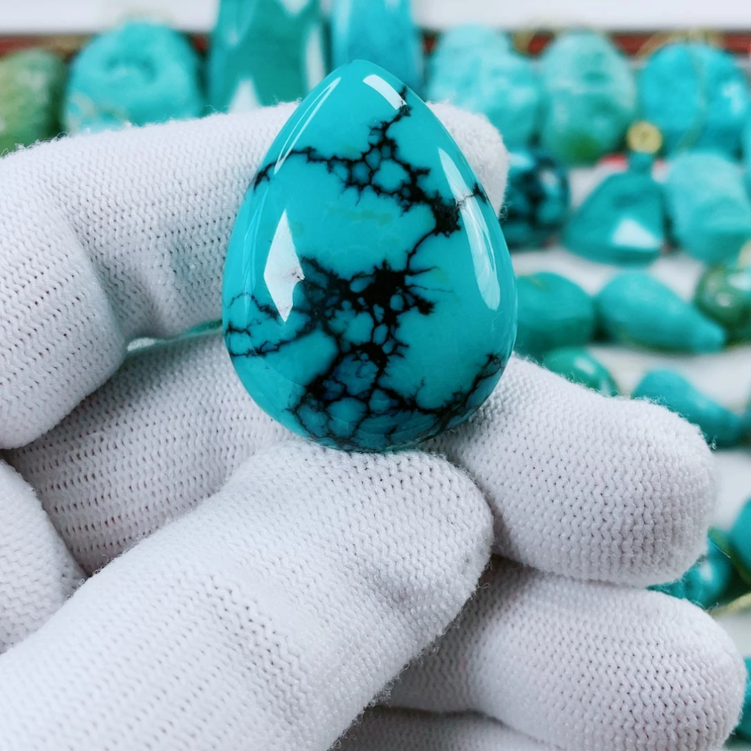 绿松石未镶嵌车挂