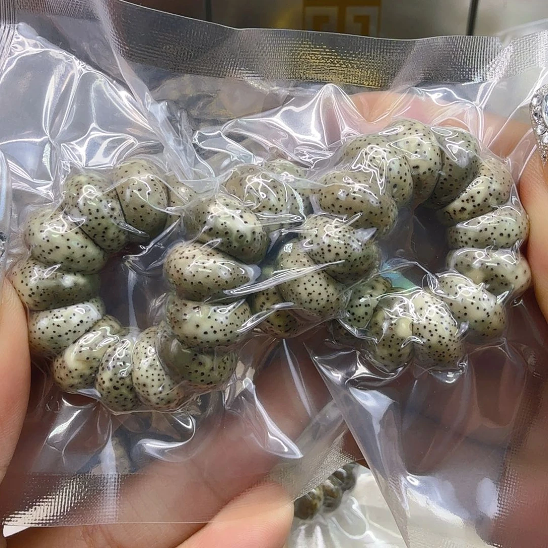 手串星月菩提34高端变态绿星月菩提猪大肠14单圈