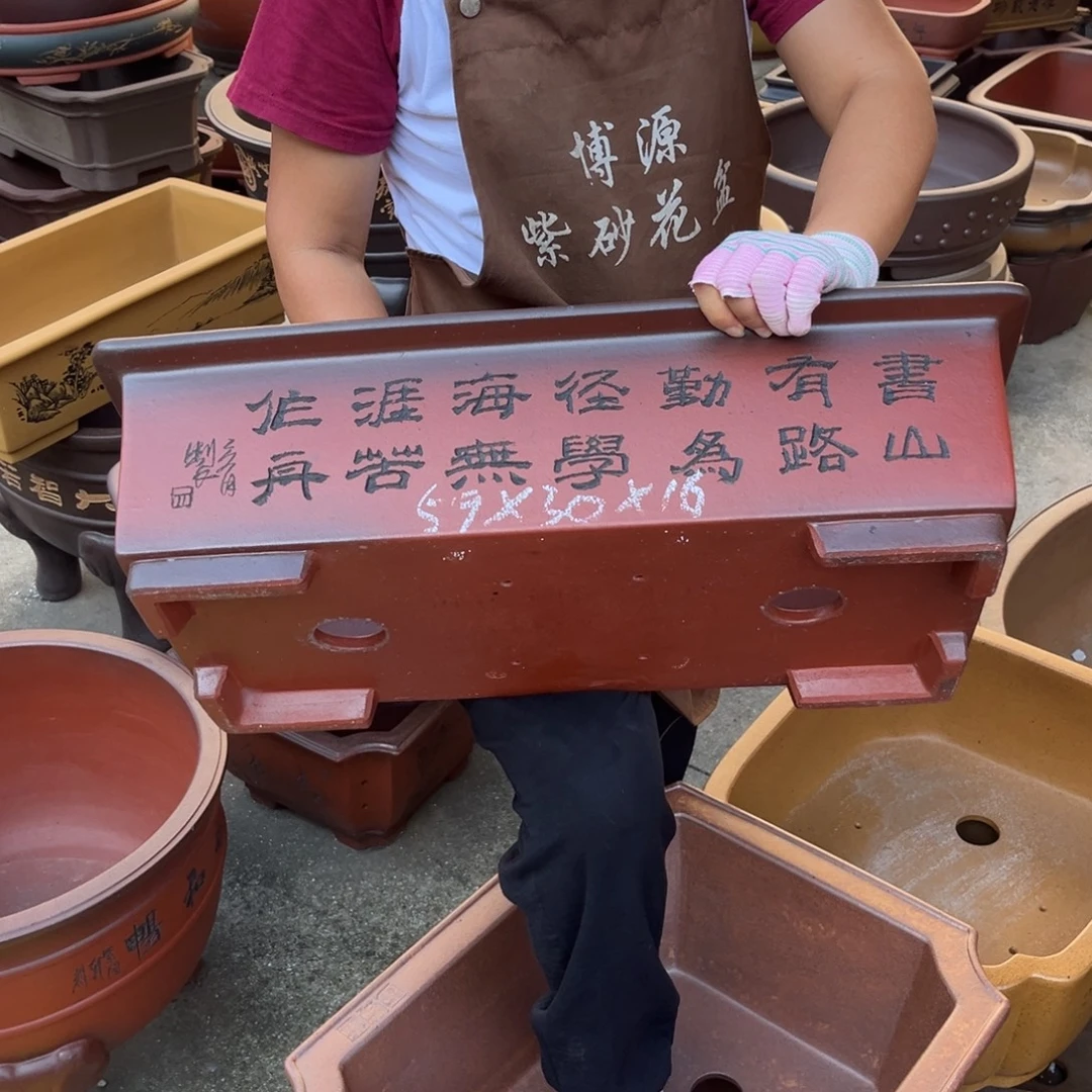 紫砂花盆盆景艺术