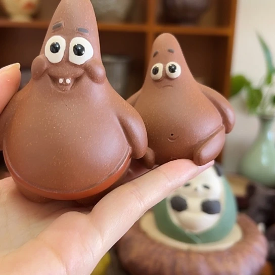 紫砂茶宠执**?可爱派大星