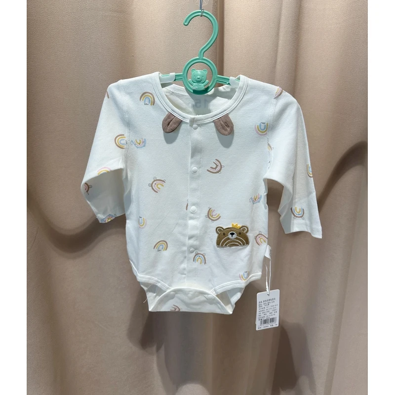 儿童婴儿新生儿长袖连体包屁衣幼儿薄款透气【917】