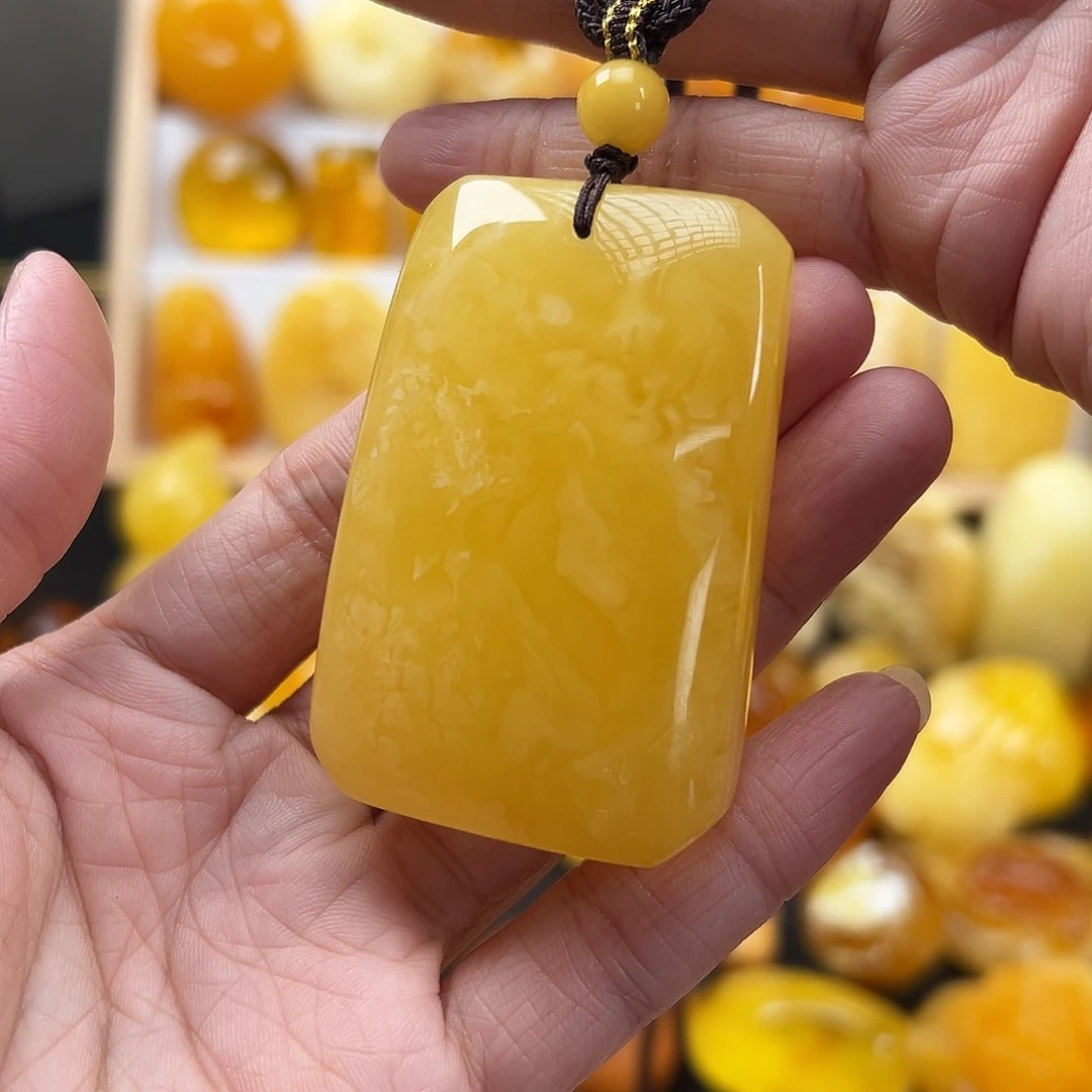 蜜蜡颈饰未镶嵌那****2蜜蜡