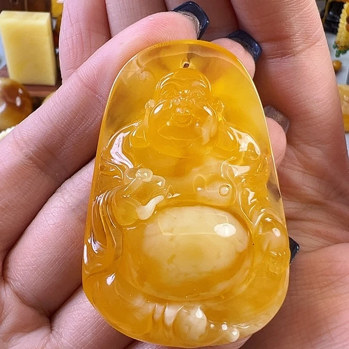 蜜蜡颈饰未镶嵌蜜蜡