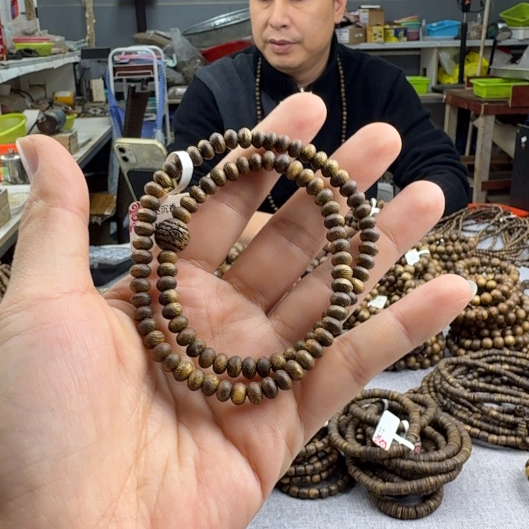 沉香香囊沉香05算盘珠双4.8克