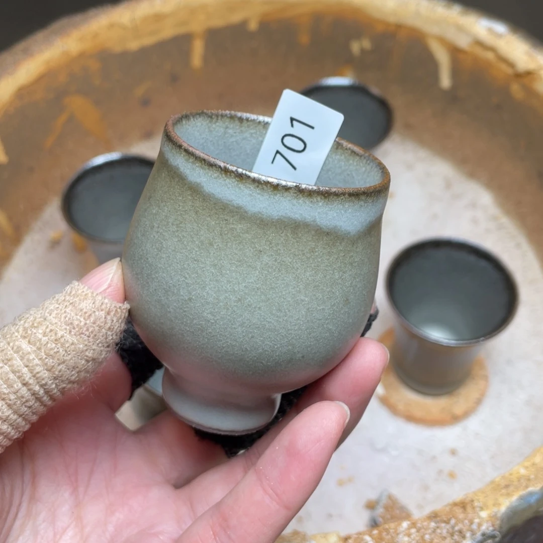 茶盏701 福临号建盏主人杯口沿凹凸