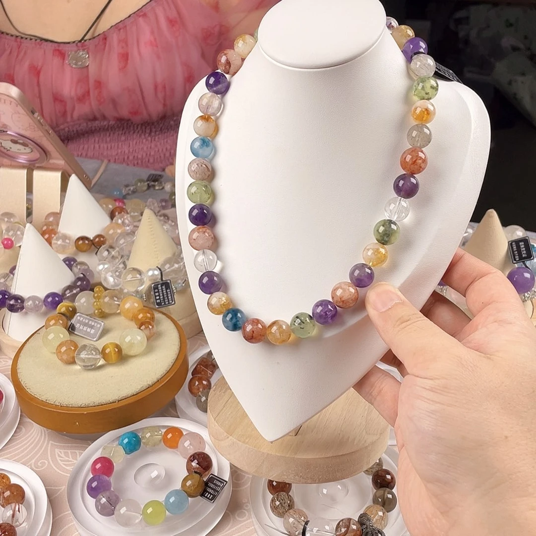 银S925镀金镶嵌手链水晶