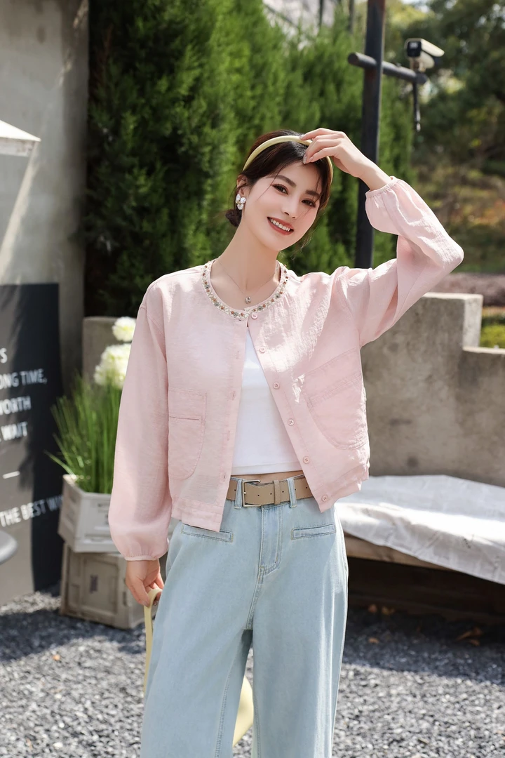 妮子严选薄款外套减龄洋气休闲防晒衣8506