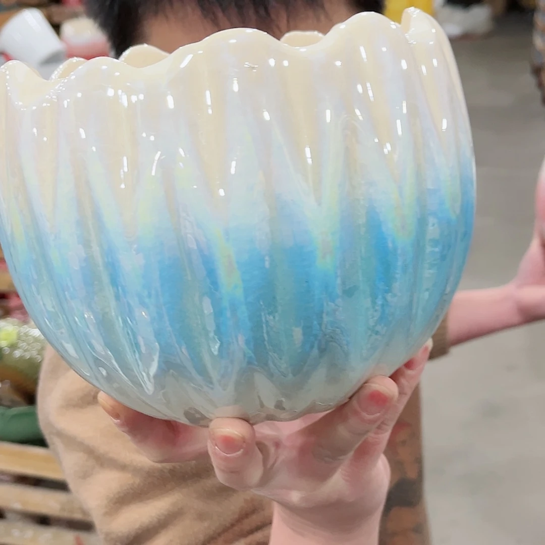【闪购商品】陶瓷陶瓷多肉植物花盆