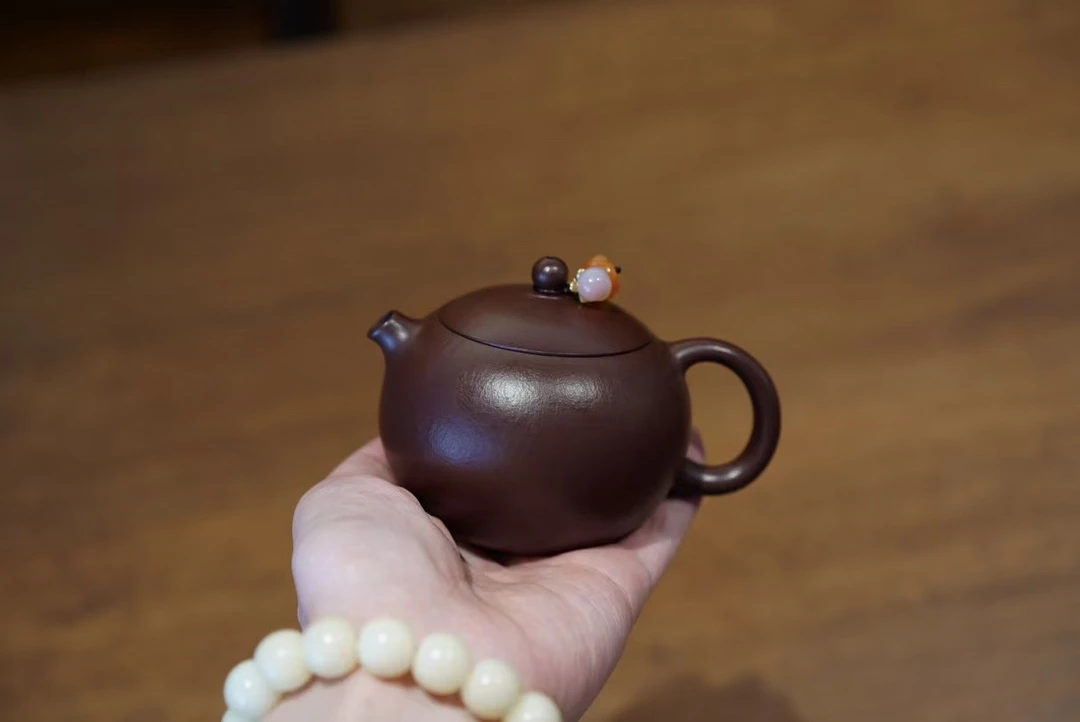 西施紫朱泥内推150c紫砂壶