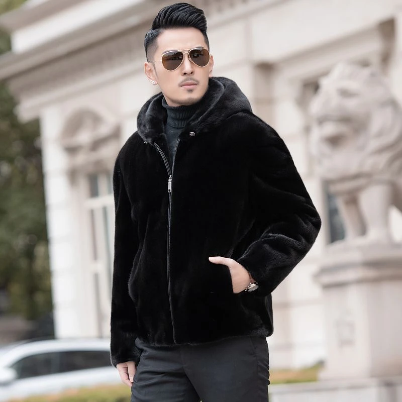 2025 男款拉链，外套男，貂