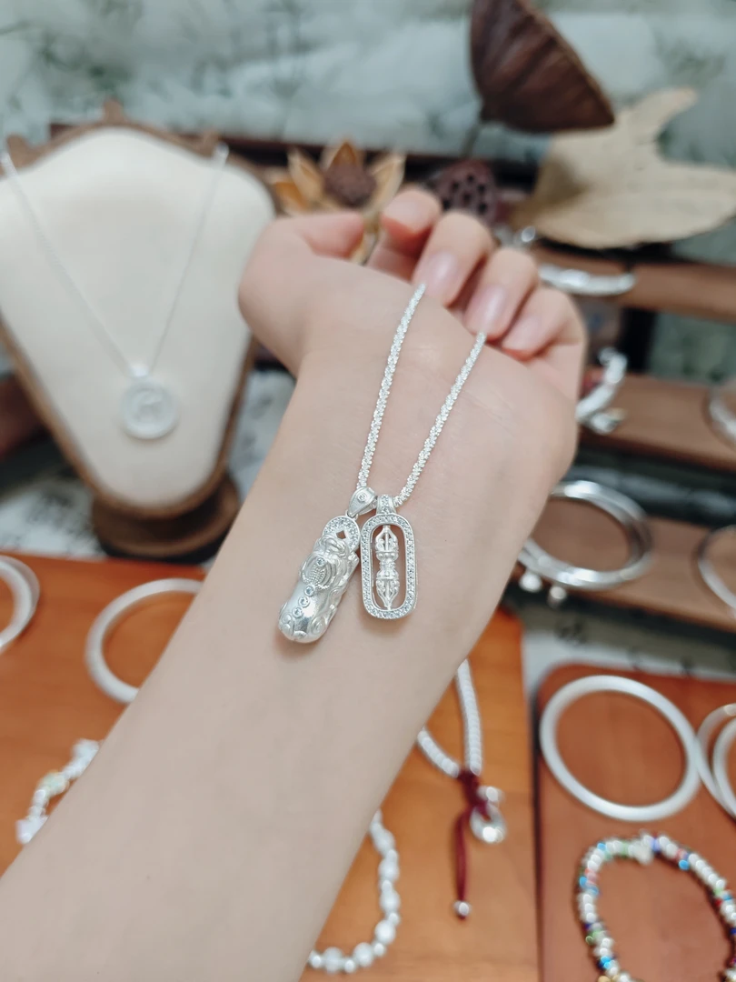 C907 999银项链纯银饰品