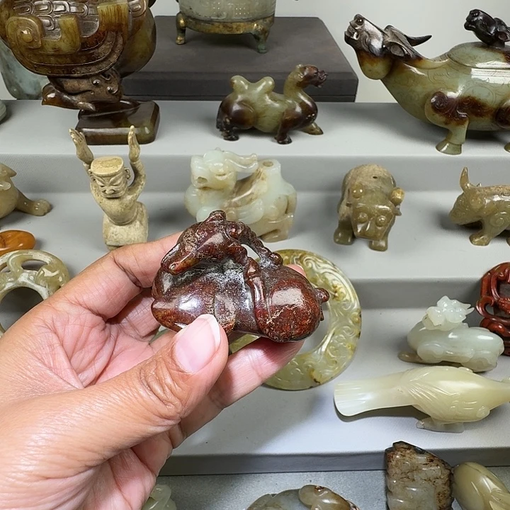 用***号和田玉（糖玉）未镶嵌挂件