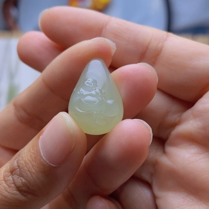 和田玉未镶嵌吊坠(不含链)