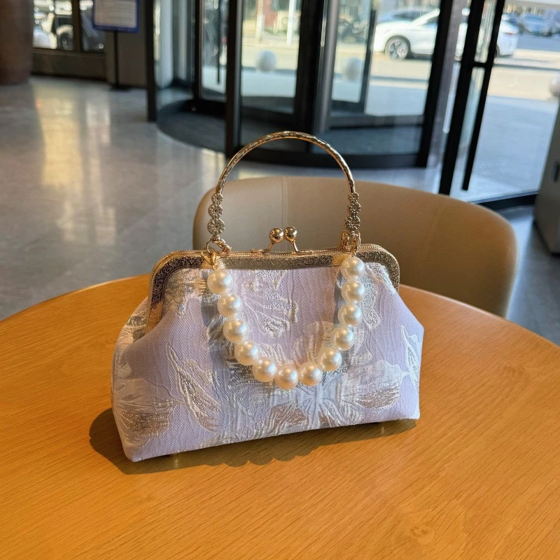 【野百合】新中式女包手提包单肩包斜挎包旗袍包手提包女包