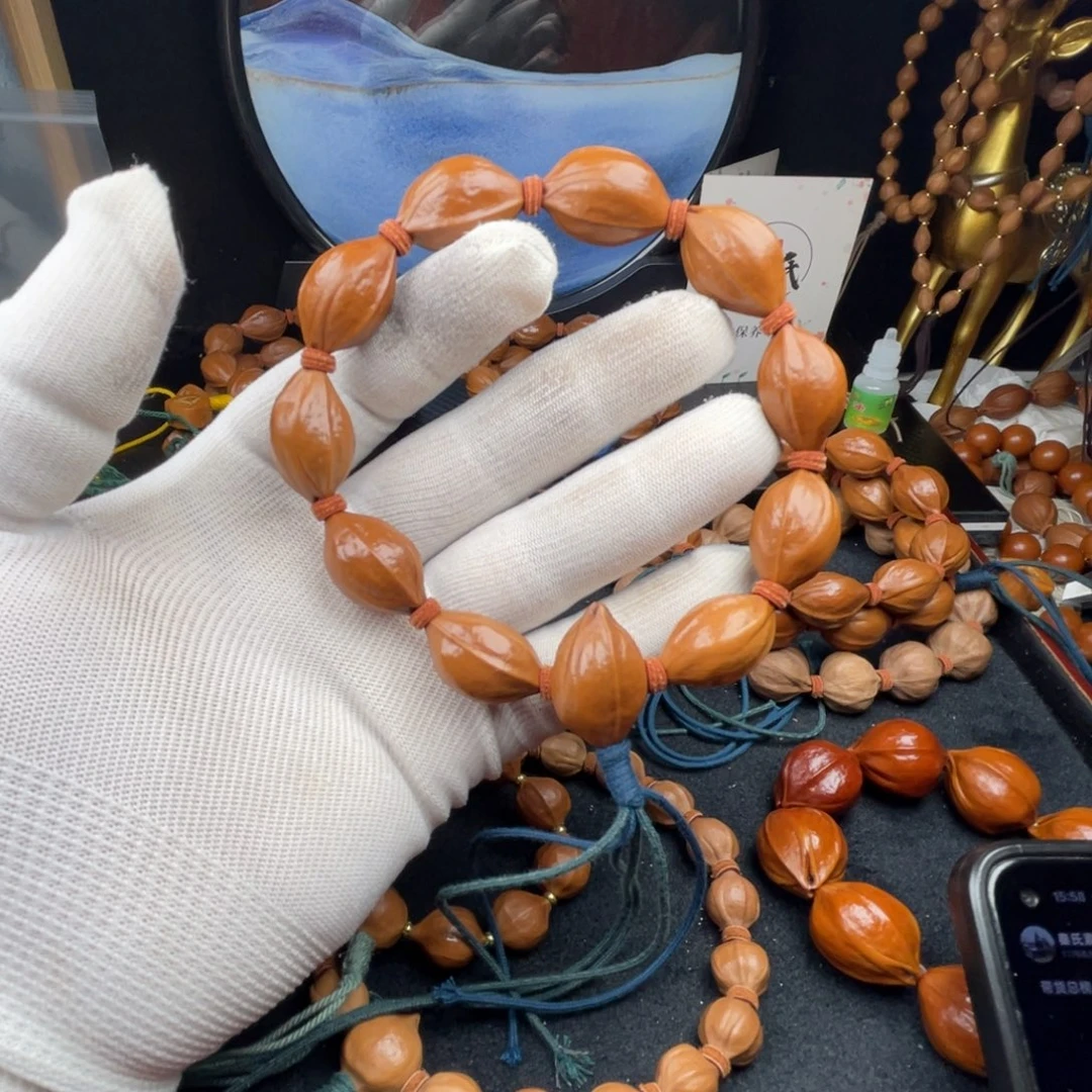 手串橄榄核期*.梅林铁16-25