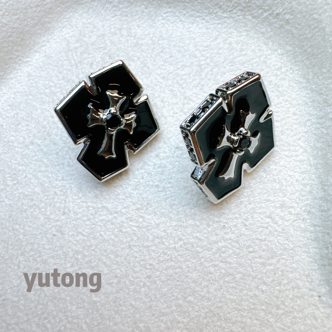 铜合金锆石耳饰 【雨桐轻奢饰品】设计款耳环YT01437
