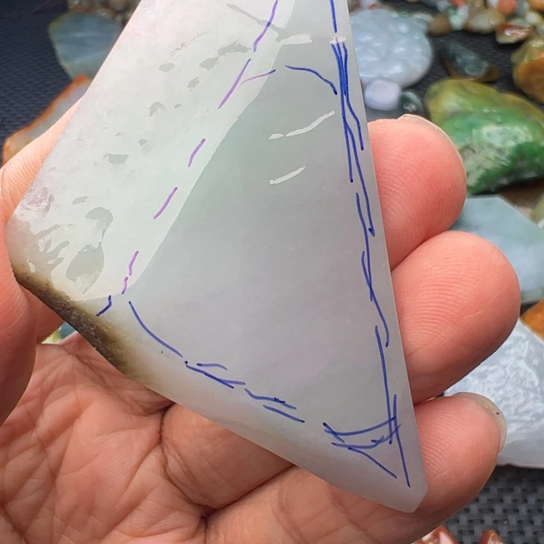 游***生翡翠裸石缅甸翡翠