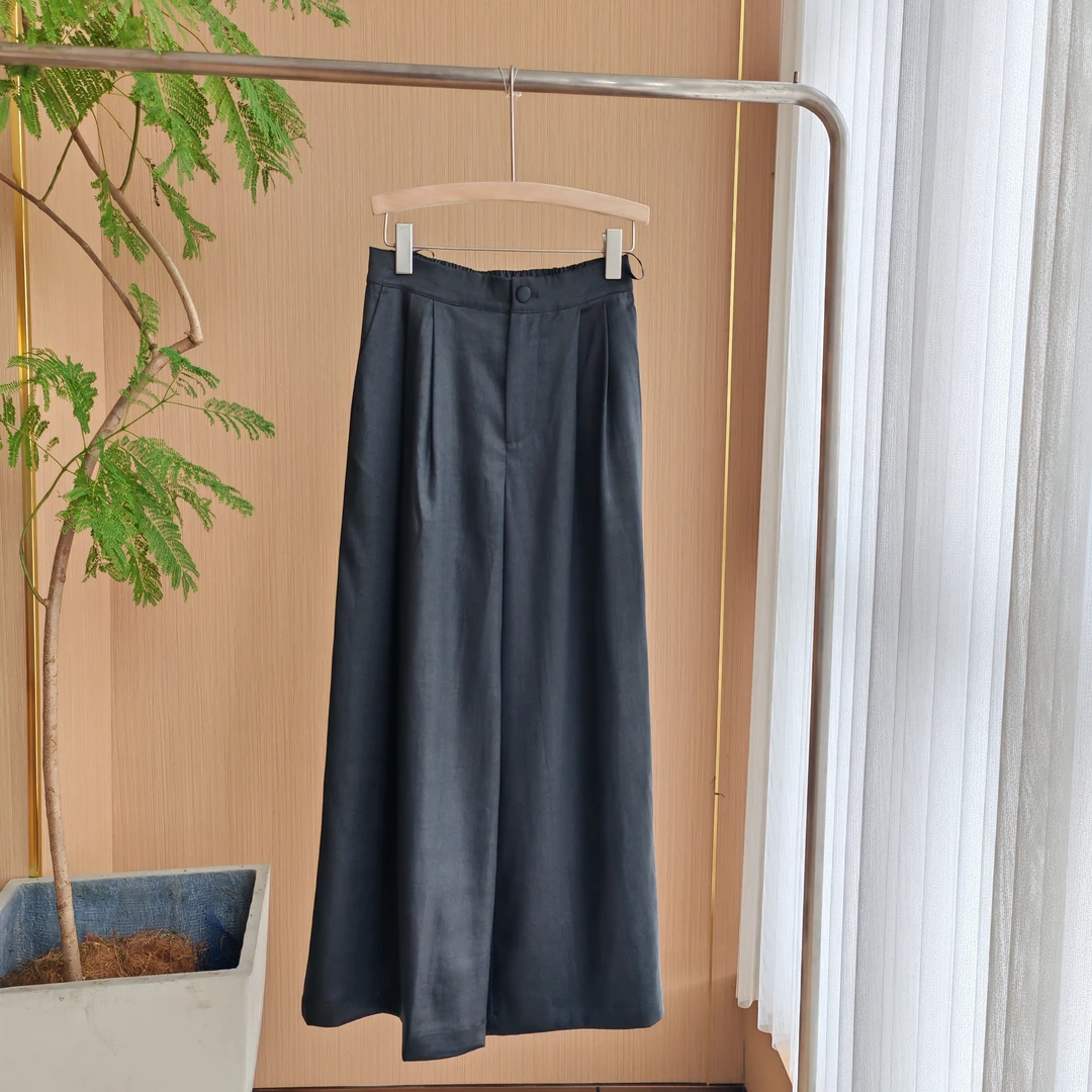 【果缎梅姐专属】新款桑蚕丝香云纱裤子 MCYJ-26671