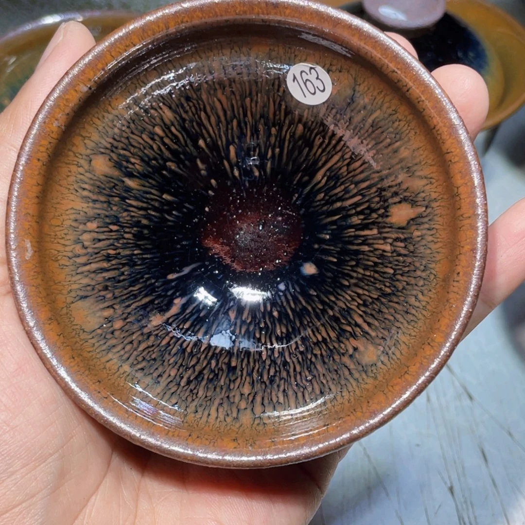 茶盏龙窑柴烧建盏163
