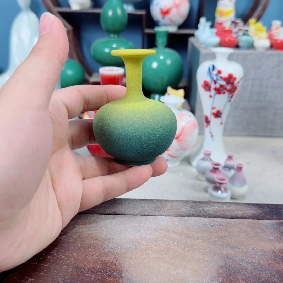陶瓷手工小花器摆件