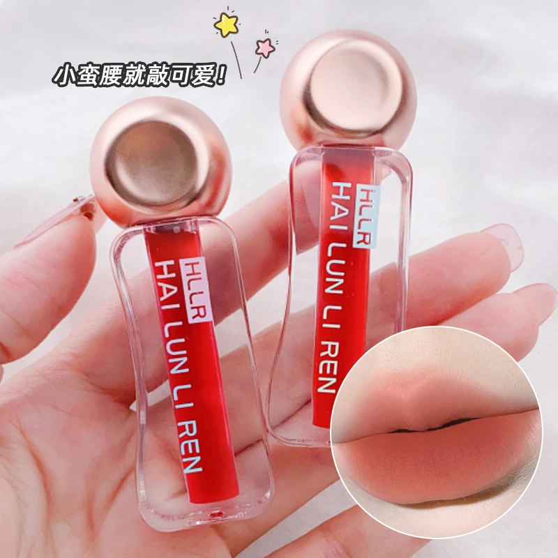 2025新款小冰块红梨色唇釉哑光雾面学生款抖音直播口红国货彩妆