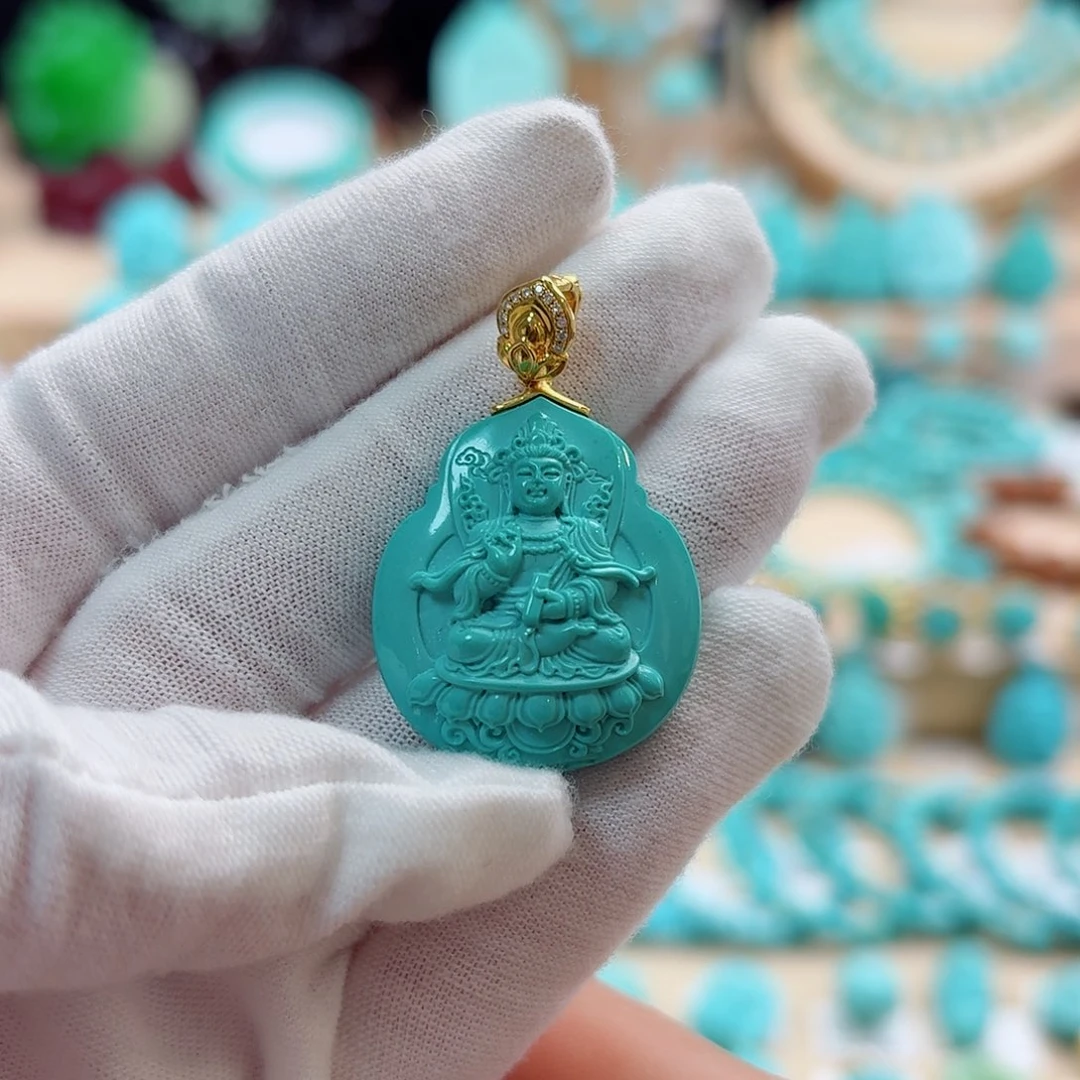 绿松石未镶嵌珠宝奇石