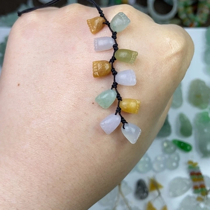 定制翡翠未镶嵌脚丫