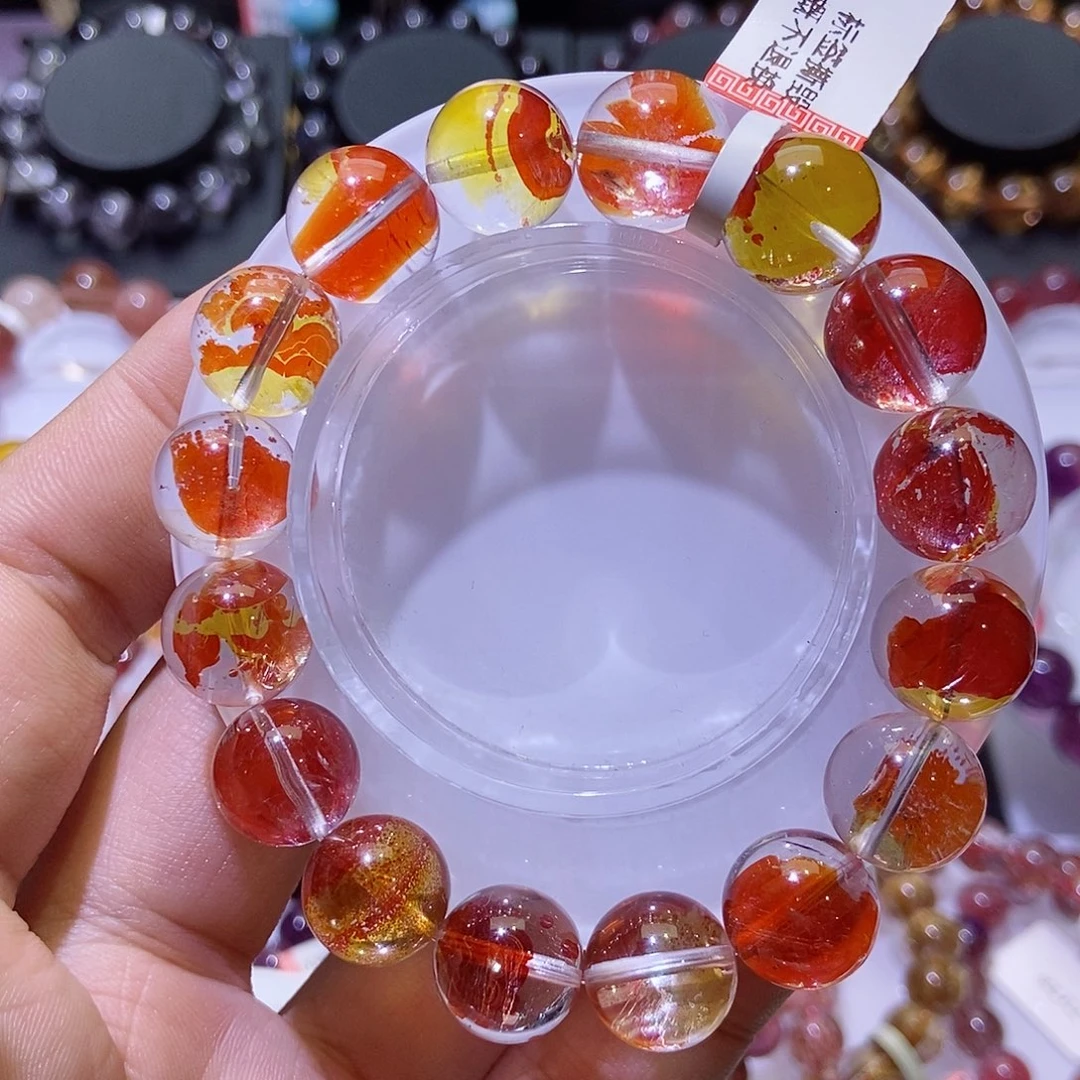 未镶嵌手链水晶锦鲤胶花13.2