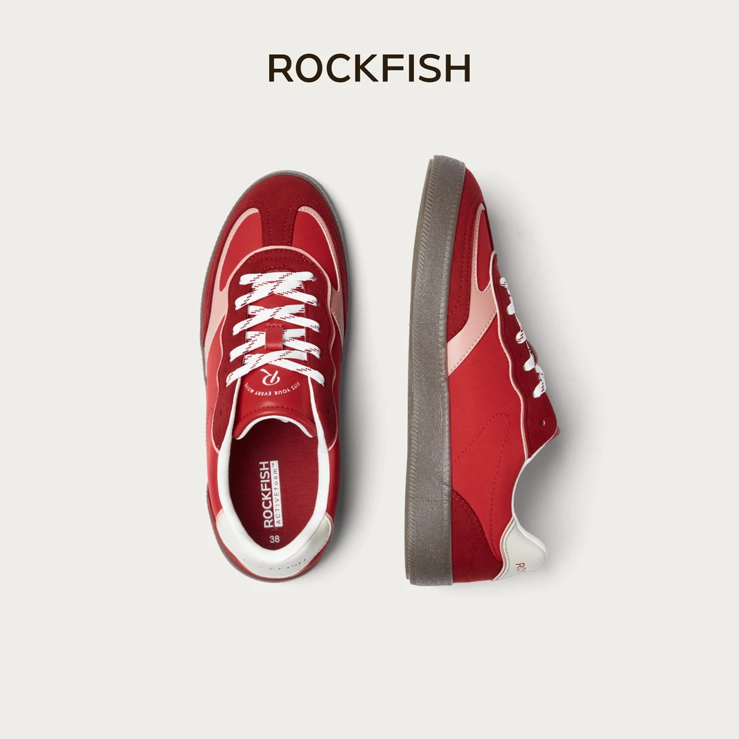 Rockfish【缤纷德训】英国901缤纷系列德训鞋明星同款四季百搭板鞋