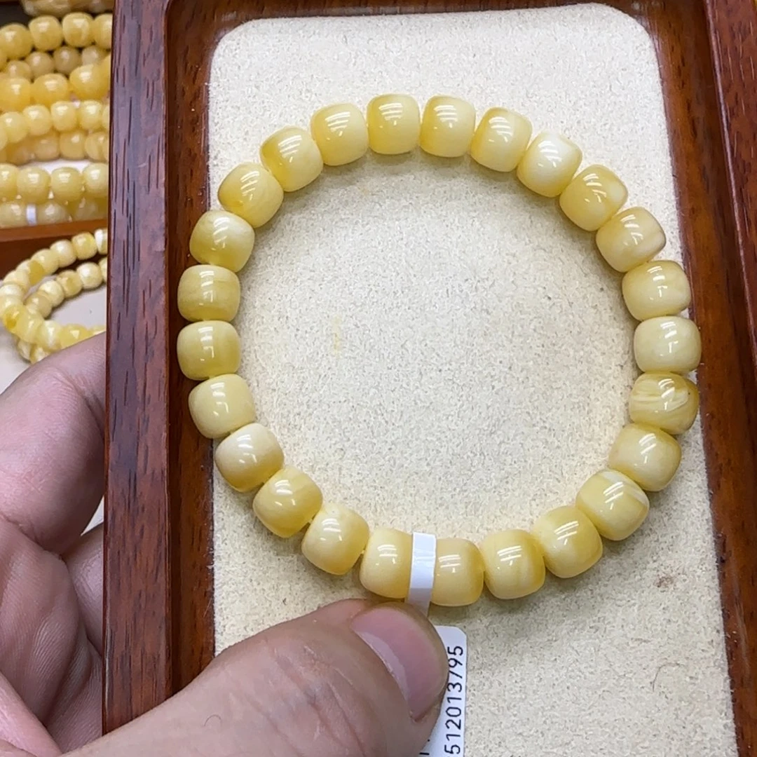 蜜蜡未镶嵌手串蜜蜡手串