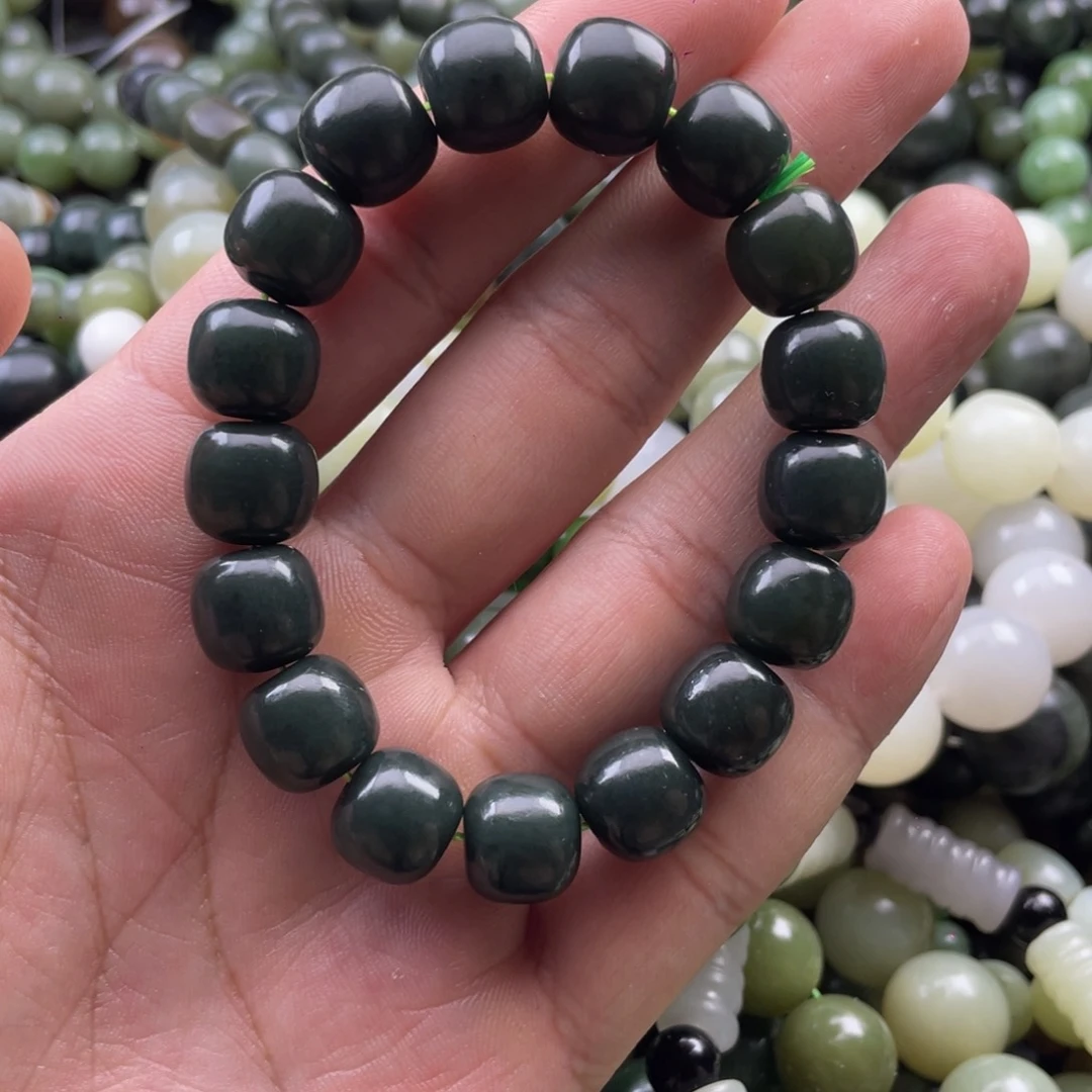 和田玉手串未镶嵌