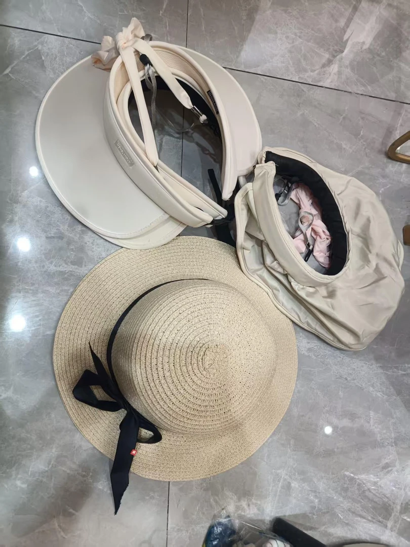 防晒帽一个，样式随机发