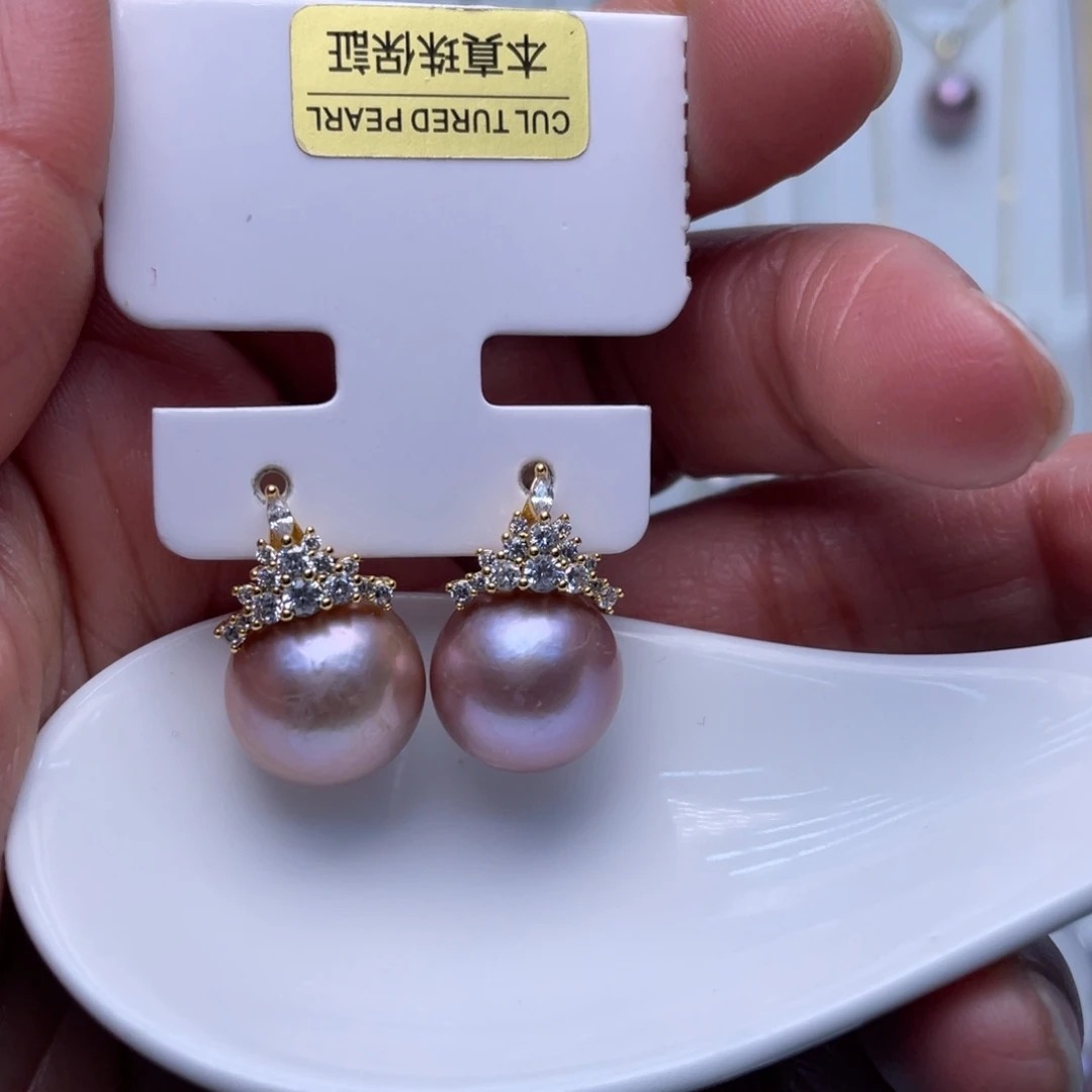 耳饰未镶嵌淡水珍珠