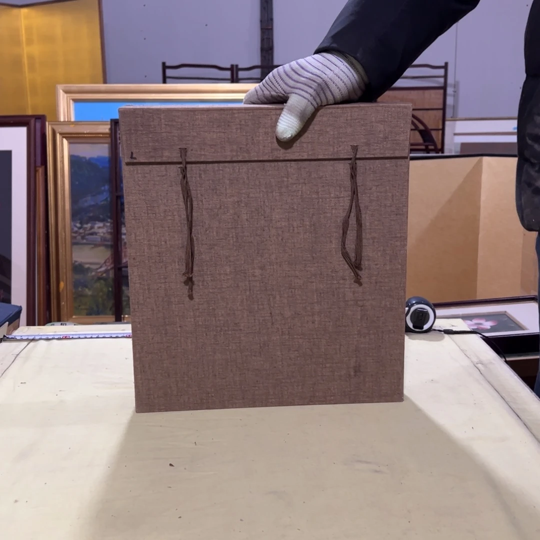 绘画酪屏风框画茶空间设计