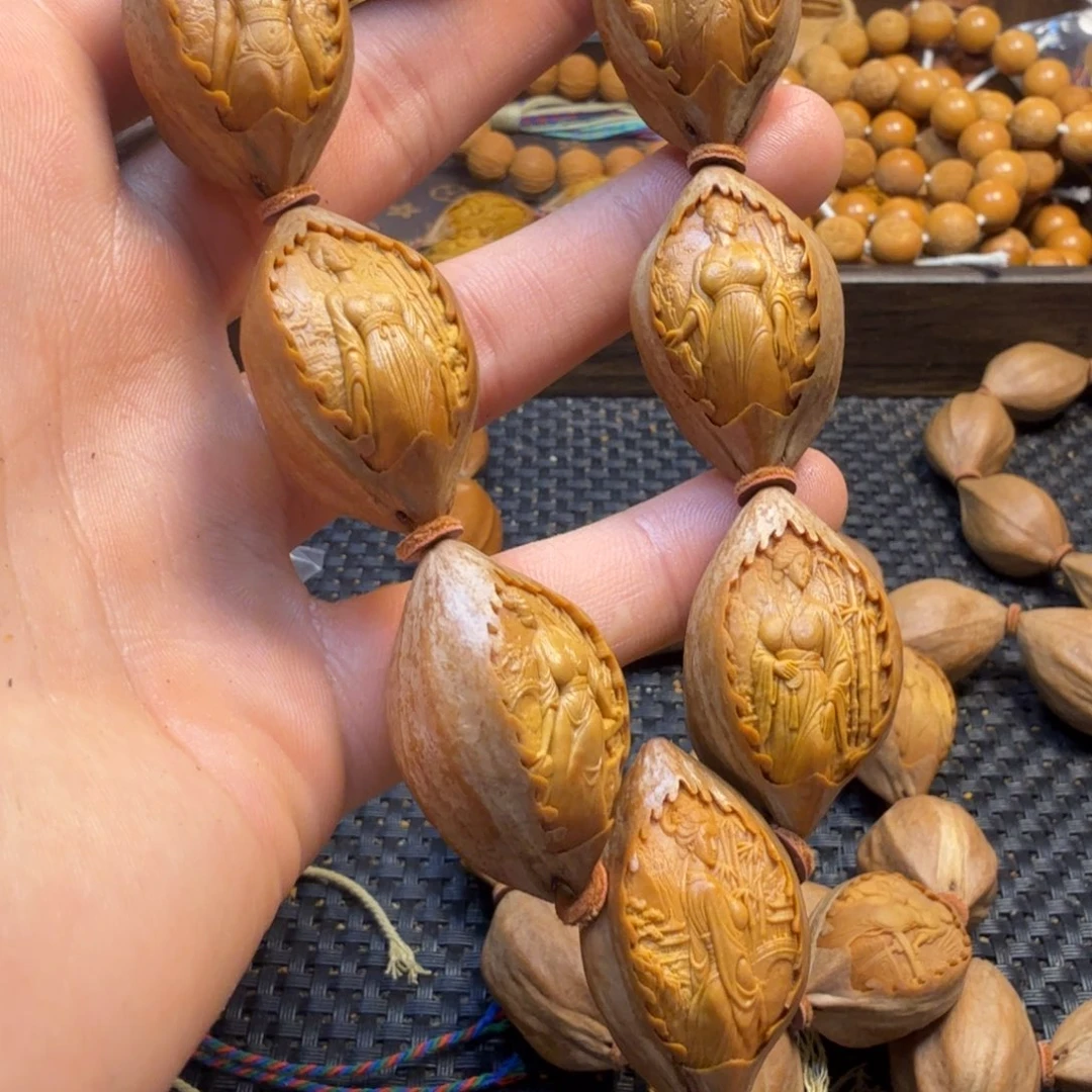 手串/手链橄榄核风景美女