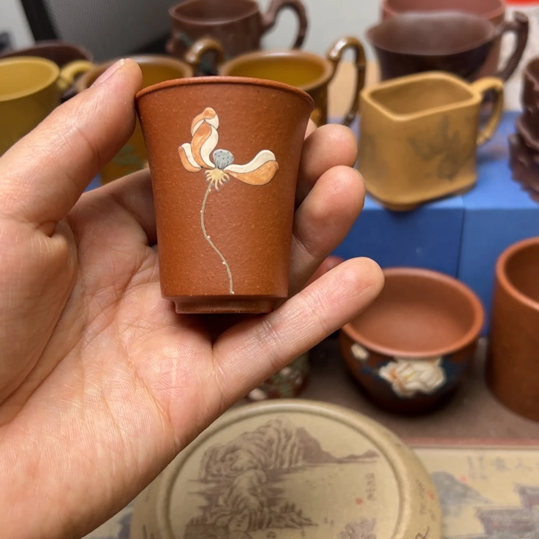 紫砂茶杯紫砂主人杯40cc